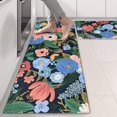thumbnail image 2 of Kitchen Rugs Sets Of 2,Pioneer Flower Floral Print Pattern Anti Fatigue Kitchen Mat Rugs Non Slip Washable,Decorative Kitchen Floor Mats for Kitchen,Sink,Laundry,17"X47", 2 of 5