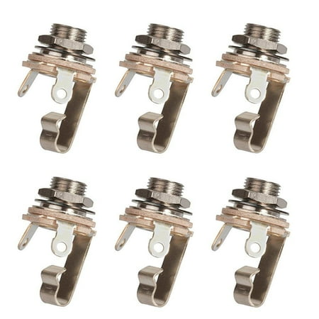 switchcraft output jack, mono - 6 pack
