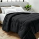 thumbnail image 2 of Edredón de Plumón Alternativo Reversible Bare Home Colección 1800 Tamaño King/Cal King Negro/Gris, 2 of 8