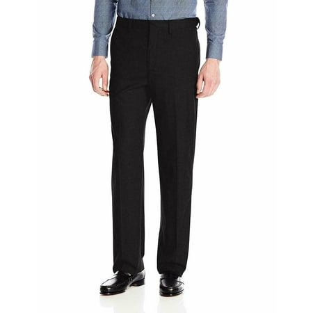 Haggar Comfort Stretch Premium Fabric Suit Pants, Black, 36 x 30