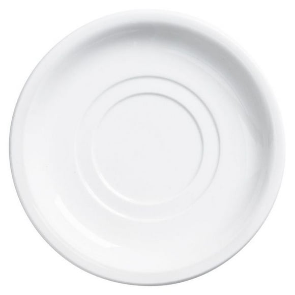 Browne Soucoupe Double en Porcelaine Blanche, 6 Po -- 36 par Caisse
