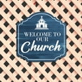 thumbnail image 4 of Heritage Plus Welcome to Our Church Wall or Door Sign | Religious Greeting Sign - Medium, 4 of 8