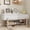 Natural, variant on Modern Upholstered Storage Bench with Hidden Compartment and Memory Foam Cushion