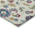 thumbnail image 4 of 8' X 10' Linen Pink And Denim Blue Floral Washable Indoor Outdoor Area Rug, 4 of 5