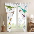 thumbnail image 4 of YST Kids Dino Curtains 52x84 inch,Dinosaur Blackout Curtains for Girls,Set of Ancient Dinosaur Curtains & Drapes,Jungle Animal Window Curtains 2 Panels Bedroom Decor, 4 of 6