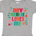 thumbnail image 4 of Inktastic My Memere Loves Me Girls Girls Baby Bodysuit, 4 of 5