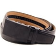 thumbnail image 2 of Marino Men s Genuine Leather Ratchet Dress Belt With Automatic Buckle, Trim to Fit Enclosed in an Elegant Gift Box Adjustable from 28" to 44" Waist Sultan - Deep Charcoal, 2 of 7