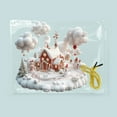 thumbnail image 5 of Nkmbld Christmas Tree Ornaments Home Decor Acrylic Snowhouse Chain Pendant for Balcony Tree Walls Windows Doors Home Party Garden, 5 of 8