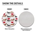 thumbnail image 4 of Renewold 2 PCS Fashion Car Coaster Auto Interior Accessories for Women Dachshund Dog Love Car Cup Holder Coaster Flexible Car Cup Holder Coasters Decor, 4 of 6