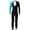 Blue Green, variant on Aislor Girls Long Sleeve Full Body Unitard Gymnastics Leotard Rhinestone Ballet Dance Jumpsuit 4-16