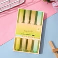 thumbnail image 5 of Arghm Highlighter Set 4pcs,Pink Green Purple Gradient Colors,Soft Tip Marker,Student Stationery,for Notes Highlighting Journaling Size 4.72x2.95in, 5 of 6