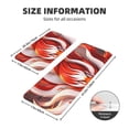 thumbnail image 2 of Yiaed Red Sun Flame Fox Kitchen Rugs Sets of 2 Kitchen Mats Cushioned Anti Fatigue Kitchen Rug Tapetes Para Cocina for Sink,Laundry Room, 2 of 6