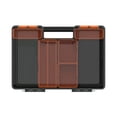 thumbnail image 3 of koolsoo Fishing Tackle Box Fishing Lures Box Large Hard Case Waterproof Portable Storage Orange Black, 3 of 9