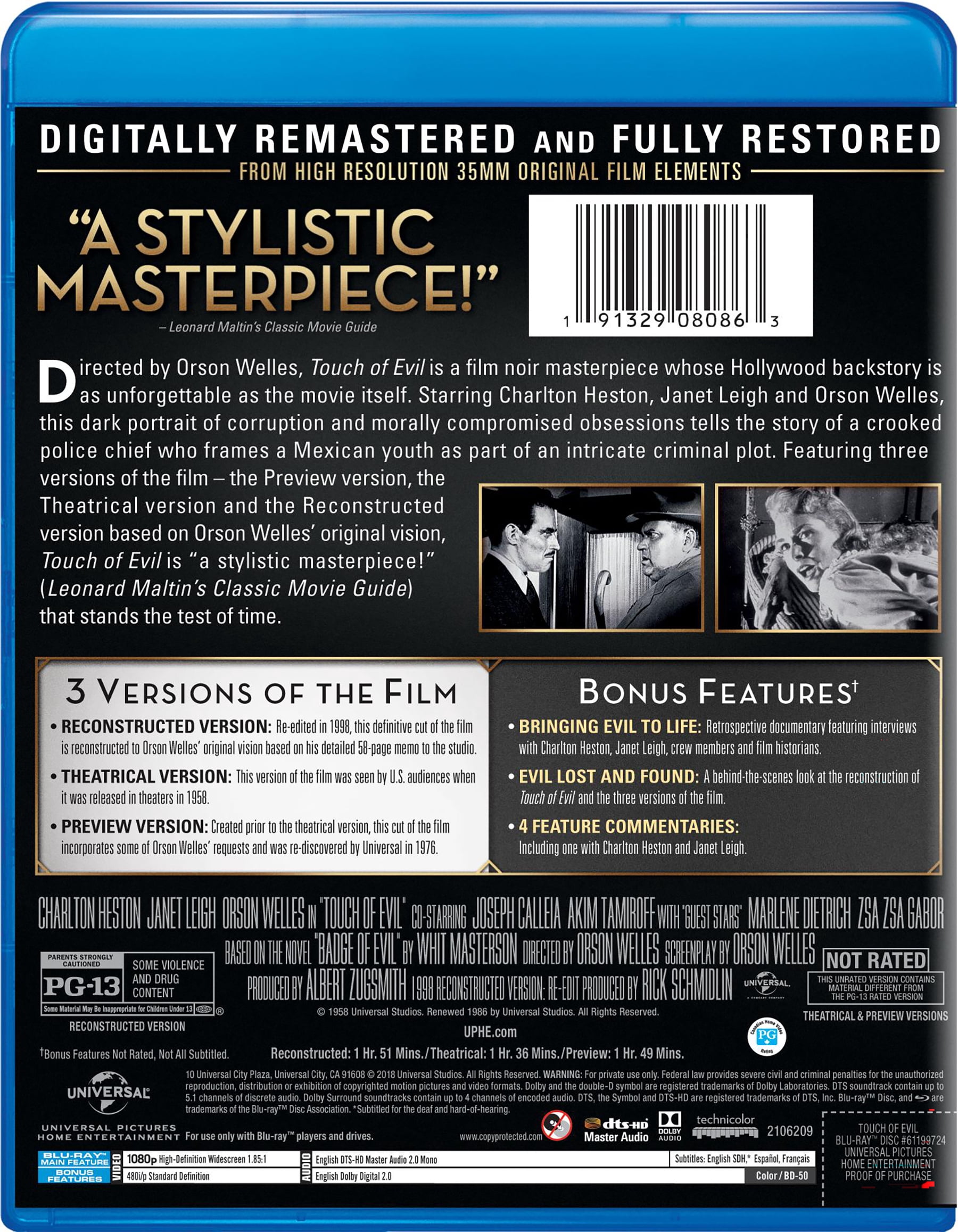 Touch of Evil [Blu-ray]
