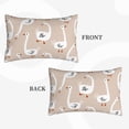 thumbnail image 4 of Balery White Goose Bedding Queen Pillow Cases - Envelope Closure - Soft Brushed Microfiber Fabric - Shrinkage and Fade Resistant Pillow Cases-16"x24", 4 of 9