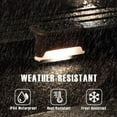 thumbnail image 3 of Solar Deck Lights Outdoor, 4/8/12 Pack Solar Step Lights Waterproof Led Solar Lights For Outdoor Stairs, Step, Fence, Railing, Yard And Patio, 3 of 4