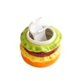 thumbnail image 4 of Cute Hamburger Toothpick Holder With Lid Ceramic Toothpick Dispenser Qtip Pick Holder Cute And ToothpickDispenser For Bathroom Home Counter Canteen Kitchen, 4 of 8