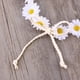 thumbnail image 4 of Diadema de flores de margaritas, corona de girasol boho, corona de flores para el cabello (blanca), 4 of 5