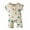 Army Green, variant on Fesfesfes Toddler Neutral Baby Bodysuit Girls Boys Short Sleeve Letter Print Jumpsuit Romper