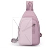 thumbnail image 5 of VeFlora Women's Adjustable Sling Crossbody Bag, Lightweight Water-Resistant Chest Backpack, Multi-Pocket Casual Purse for Work Travel Outdoor Daily Use(Light Purple/One Size), 5 of 8