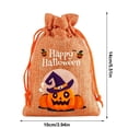 thumbnail image 4 of AZXY Halloween Trick or Treat Bags Drawstring Pumpkin Candy Pouches, Reusable Happy Halloween Gift Treat Sacks for Holiday Costume Party Favors & Halloween Decor Supplies, 4 of 7