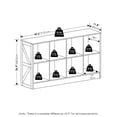 thumbnail image 3 of Furinno Jensen Farmhouse 8-Cube Display Bookcase, Bookshelf, White, 3 of 5
