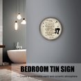 thumbnail image 4 of to My Son from Dad Round Metal Tin Sign,Birthday Gifts for Son,Kids Gifts for Graduation, Birthday - Inspirational Quote Sign for Home Bedroom Wall Art 12x12 Inches, 4 of 5