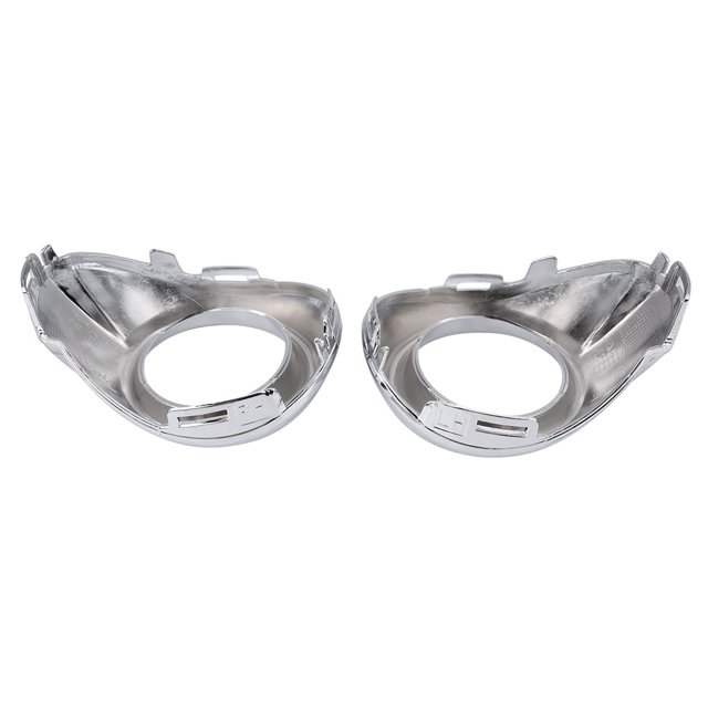 Tobillo De La Luz De La Luz Antiniebla Delantera, Un Par De Bisel De Lámpara De Niebla Cromada Para Cromo Para 2012-2014, Hecho De ABS, Plata, 2pcs