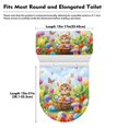 thumbnail image 7 of HELLHERO Comfortable and Practical - Universal, Adjustable Toilet Cover for Bathroom Accessories, Elastic Bottom Cats and Easter Eggs, 7 of 7