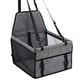 thumbnail image 1 of Asiento de coche para perros, transpirable, ajustable, de fácil instalación, asiento elevador para mascotas, canasta para perros y coches, color negro, 1 of 15
