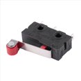 thumbnail image 5 of 50Pcs Micro-Roller Lever Arm Open Close Limit Switch Kw12-3 Pcb Microswitch,50 x Micro-roller switches,Black & Red, 5 of 8