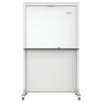 thumbnail image 2 of Quartet Dual-Track Magnetic Easel, 40" x 68", Mobile Whiteboard, Aluminum Frame, 2 of 8
