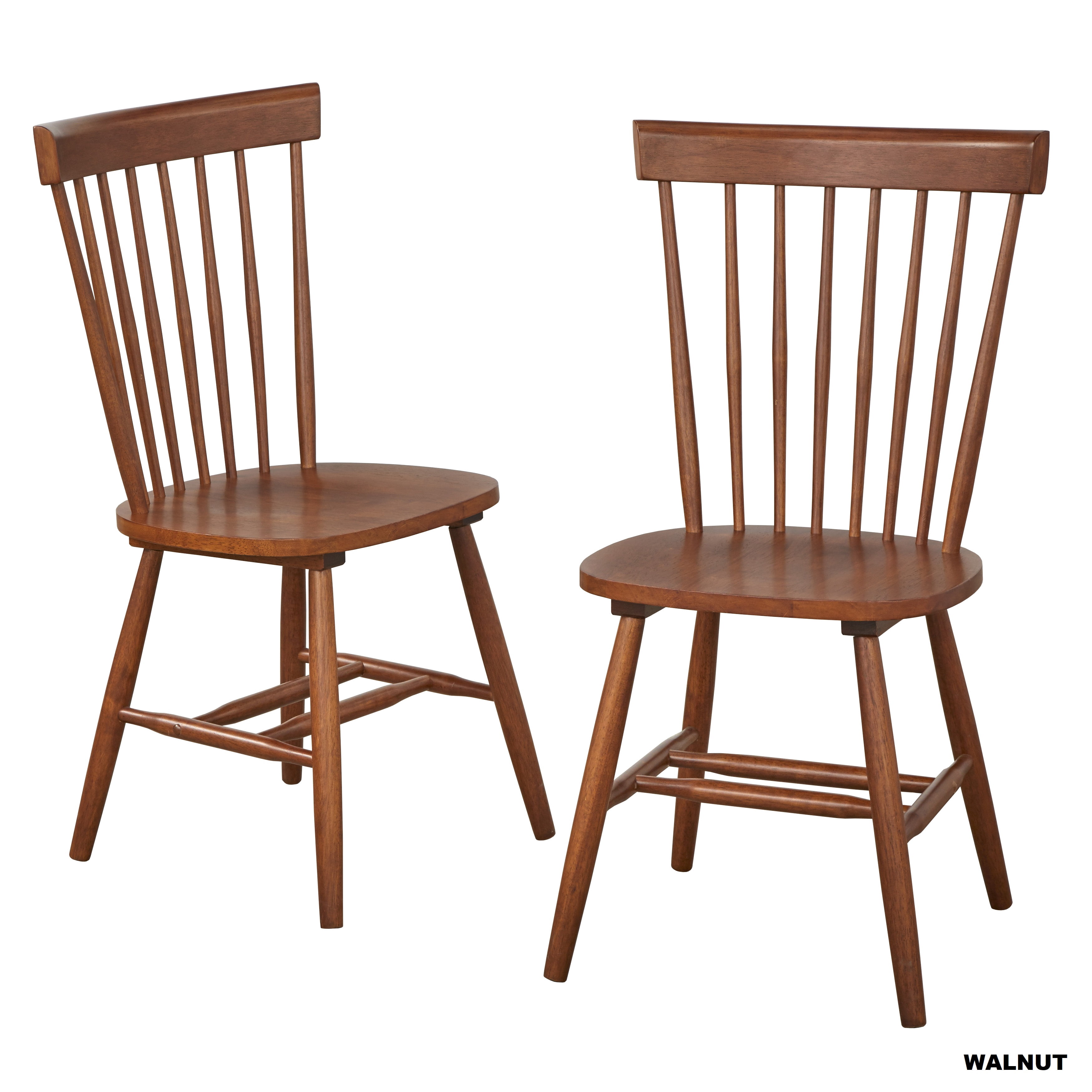 TMS Nashville 7-piece Farmhouse Dining Set, Driftwood and Walnut