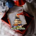 thumbnail image 4 of (Clearance) pdqouc Baseball Christmas Ornament Personalized Christmas Tree Ornament Xmas Tree Shape Acrylic Ornament Hanging Decorations Baseball Gift Keepsake for Baseball Player Sports Fan, 4 of 4