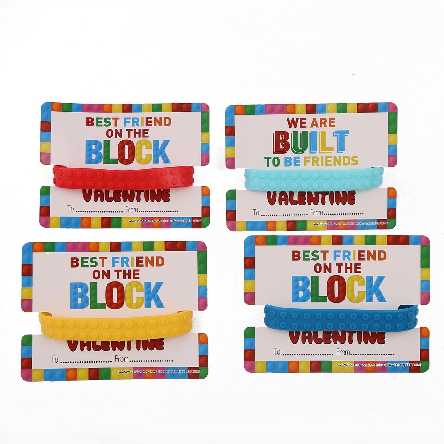 BRACELETS DE BLOC DE CONSTRUCTION