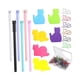 thumbnail image 2 of Set de papelería en forma de gato Accesorios de escritorio de 6 bolígrafos Writable, portátiles, 30 clips de papel 6 almohadillas Notas adhesivas para, 2 of 8