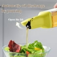 thumbnail image 4 of Dispensador de aceite y vinagre de 16,9 oz/500 ml - Dispensador de aceite de vidrio con pico antigoteo - Dispensador de aceite de cocina con tapa de vertido automático, 4 of 5