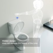 Techo Touchless Toilet Flush Kit, Adjustable Sensor, 1256315 Adapt k1954, Automatic Toilet Flusher - Easy to Install