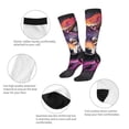 thumbnail image 3 of Naloa Colorful Wolf Head A Thigh High Socks Extra Long Stretchy Sock Women Over Knee High Opaque Stocking Daily Wear, 3 of 6