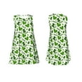 thumbnail image 7 of Honeii St. Patrick's Day Print Women's Sleeveless Dress, Loose Fit Casual Dress for Women, Summer Fashion Dress, 7 of 7