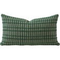 thumbnail image 3 of Fennco Styles Woven Textured Cotton Blend Throw Pillow Cover 12" X 20" - Emerald Decorative Sofa Cushion Case Sofa, Couch & Bed for Home Décor, 3 of 4