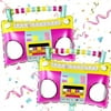 KatchOn, Boombox Balloon Set - 22 Inch | 90s Party Decorations, 90s Balloons for Disco Party Decorations | 80s Balloons, Boom Box Balloons for Back to The 80s Party Decorations | 80s Party Supplies