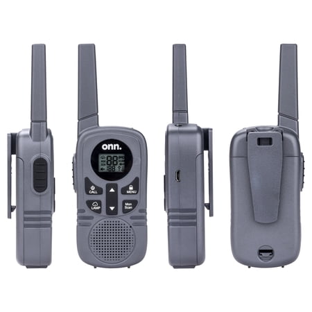 ONN TWO WAY RADIOS WITH LED LIGHT, 22 FRS CHANNELS AND 23 MILE RANGE WALKIE TALKIES, 3 COUNT