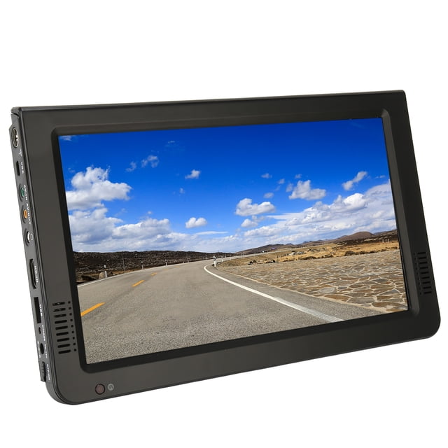 Televisión Digital, 1080P Mejora La Recepción De Señal 10 Pulgadas En Color TFT LED TV Digital Portátil Compatible Con ISDB Para Exteriores
