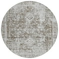 thumbnail image 2 of Addison Rugs Chantille Indoor/Outdoor Traditional Global Chocolate Washable Round Rug, 8' x 8', 2 of 6