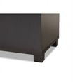 thumbnail image 7 of Baxton Studio 2 Door Entryway Shoe Storage Cabinet with Open Shelves., 7 of 7