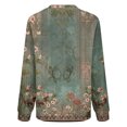 thumbnail image 5 of Kaondbfi Cardigan for Women, Single Plush Art Print Comfortable Knitted Cardigan Women's Winter Coat, 5 of 9