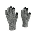 thumbnail image 2 of Haliyee Winter Gloves Women，Stretchy Knit Warm Gloves，Winter Touchscreen Gloves Cable Knit Warm Lined 3 Fingers Dual-layer Touch Screen Texting Thermal，Running Gloves, 2 of 2