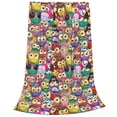 thumbnail image 2 of Sikiie Cute Cartoon Owls Ultra-Soft Micro flannel Blanket Luxury All Seasons Warm Blanket for Bedding Sofa and Travel (4 sizes)-60"x50", 2 of 7