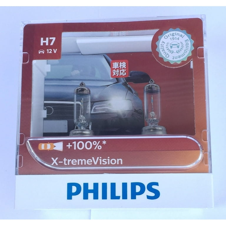 Philips 12972XVS2 H7 Extreme Vision 2-Pack Light Bulb 